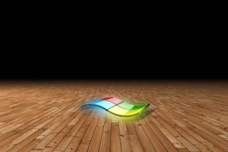 SP3-Windows glowing logo-wooden floor.png